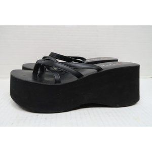 Vintage Roxy Platform Thong Sandals 90s